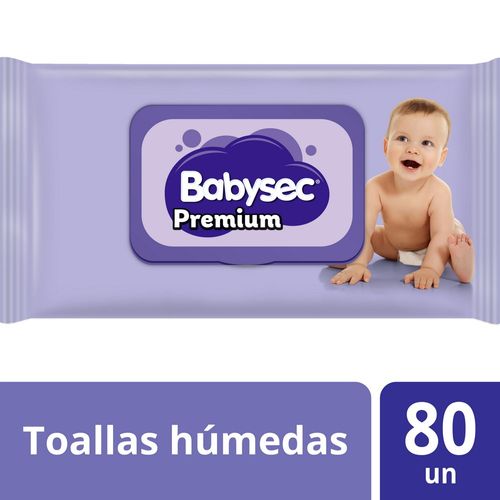 Toallas Húmedas Babysec Premium 80 un
