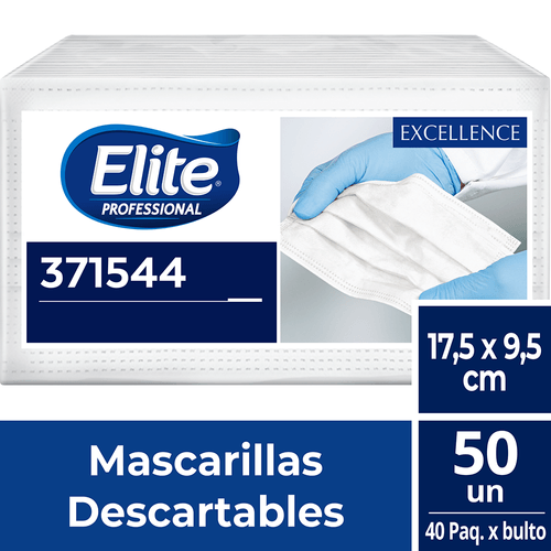 Mascarilla Elite Professional Excellence 50 un