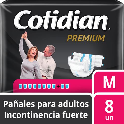 Pañal De Adulto Cotidian Premium 8 un M