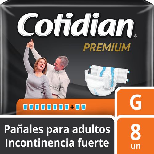 Pañal De Adulto Cotidian Premium 8 un G