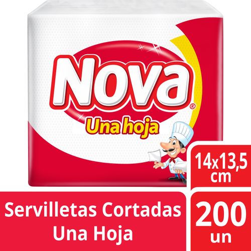 Servilleta Nova Cortada 200 un