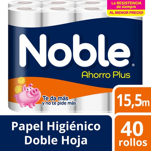 Papel Higiénico Noble Plus 40 un
