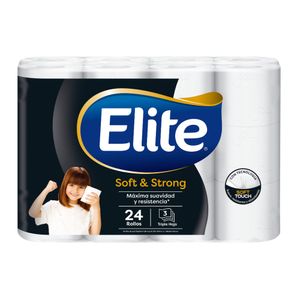 Papel Higiénico Elite Soft & Strong 24 un 20 mts