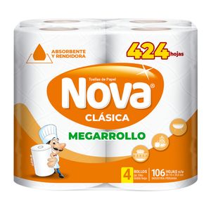 Papel Toalla Nova Clásico 4 un