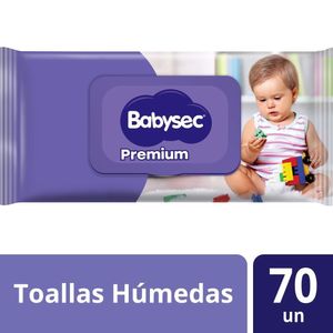 Toallas Húmedas Babysec Premium 70 un