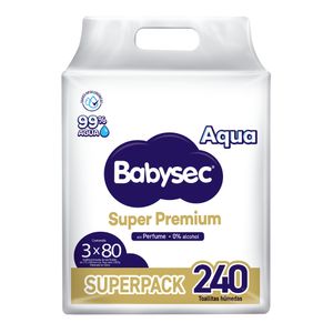 Toallas Húmedas Babysec Super Premium 240 un