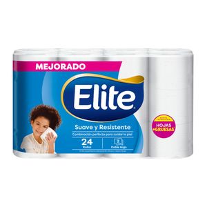 Papel Higiénico Elite Suave y Resistente 24 un 20 mts