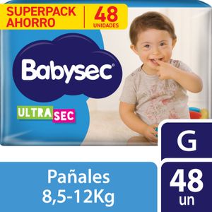 Pañal Babysec Ultra Talla G 48 un