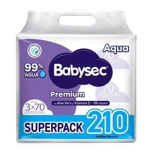 Toallas Húmedas Babysec Premium 210 un
