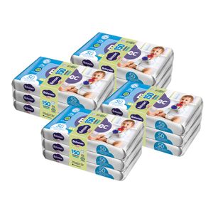Pack 04 Toallas Húmedas Babysec Ultra Tripack 150 un