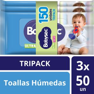 Toallas Húmedas Babysec Ultra 150 un