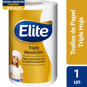 Papel Toalla Elite Triple Absorción 1 un