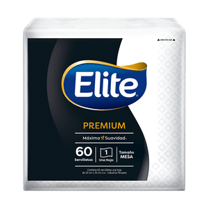 Servilleta Elite Mesa Blanca 60 un