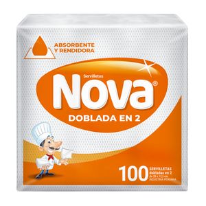Servilleta Nova Dobladas En 2 100 un