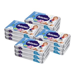Pack 12 Toallas Húmedas Babysec Ultra 50 un