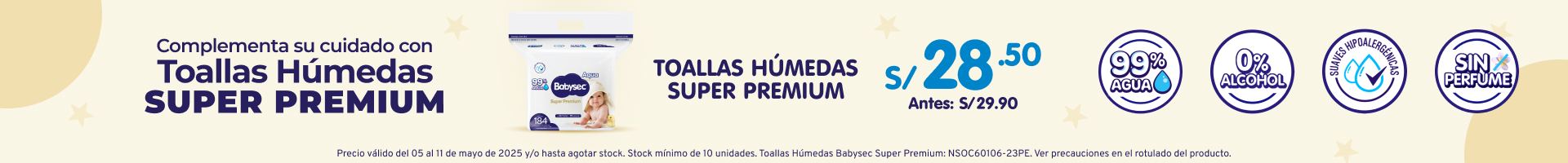 Toallas Humedas Babysec