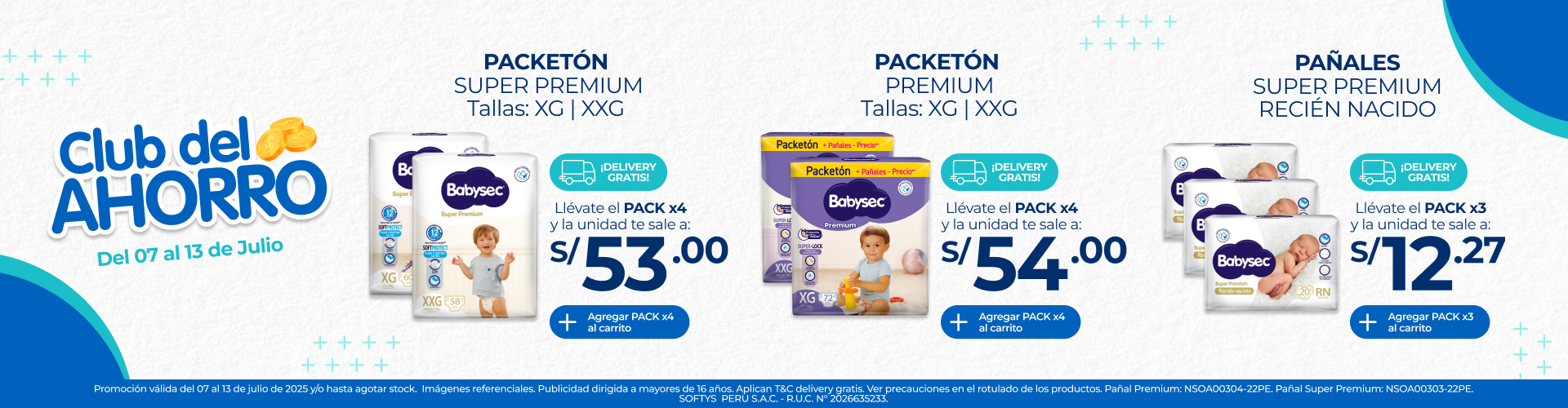 Pañales Babysec