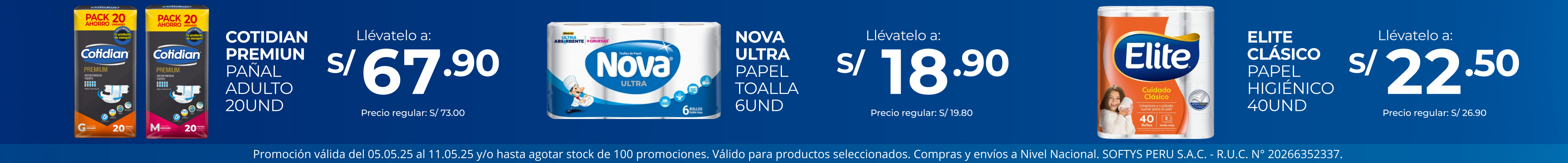 Promociones Club Softys